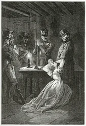 Illustration from Les Misérables, 19th Century